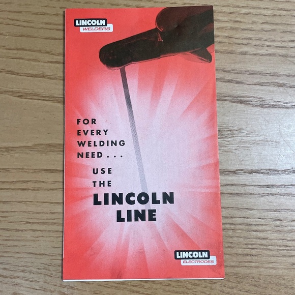 Vintage Lincoln Arc Welding Paper Lot Operation Manual Learning to Weld ++ 1961 - Picture 4 of 9